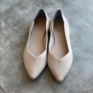 Rothy's Women's Ecru Pointed Flats